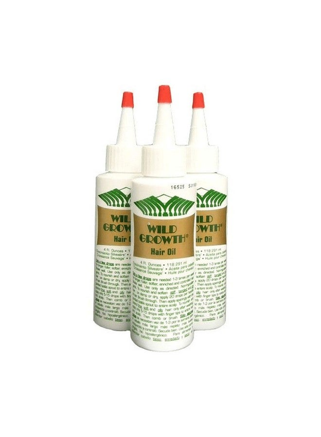 Wild Growth Wild Growth Hair Oil 3pcs x 4oz - Image 1