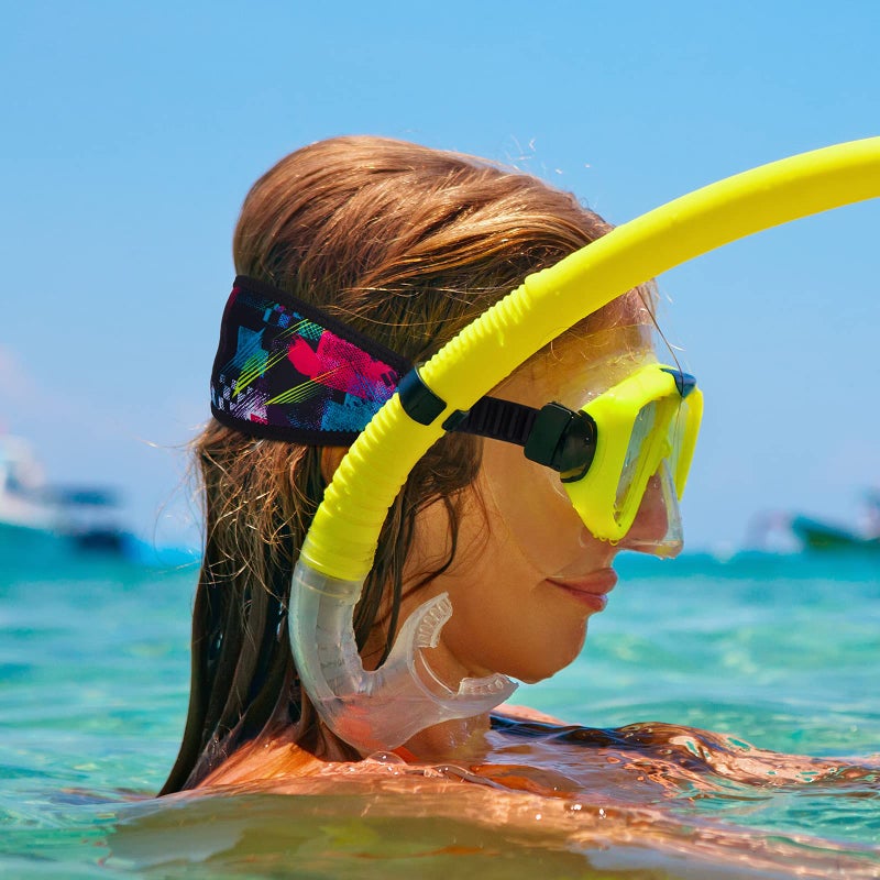 Frienda 4 Pieces Diving Mask Slap Straps Cover Neoprene Swimming Waterproof Dive and Snorkel Mask Strap for Men and Women Water Sports - Image 5