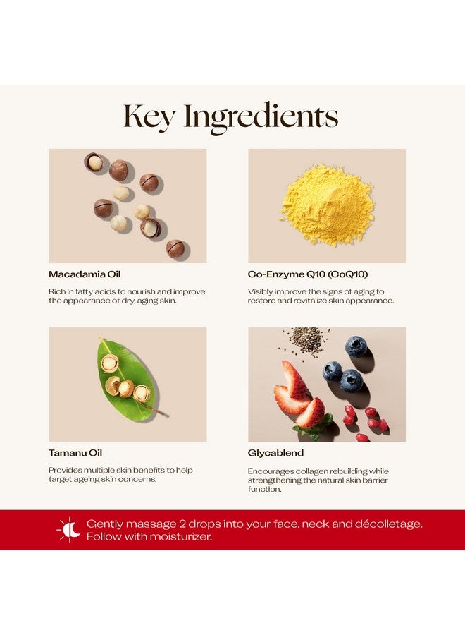 تريلوجي زيت تريولوجي المعزز بإنزيم كيو 10 - زيت مقاوم لعلامات تقدم السن، يعزز إشراقة البشرة ويقلل الخطوط الدقيقة والتجاعيد، 0.67 أونصة سائلة (20 مل) - Image 4