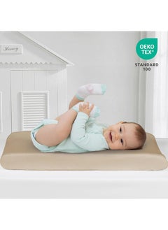 david's kids david's Kids 3 Pack Changing Pad Cover Set, Ultra Soft Breathable Cozy Microfiber Diaper Change Table Sheets for Baby Girls, Fit Most Changing Pads, White & Grey & Khaki  - Image 3