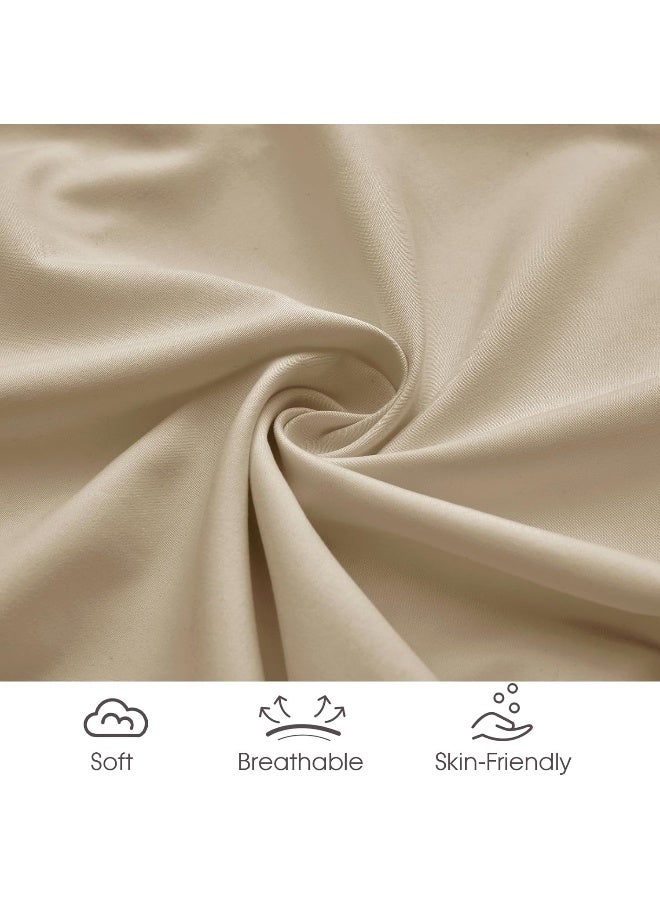 david's kids david's Kids 3 Pack Changing Pad Cover Set, Ultra Soft Breathable Cozy Microfiber Diaper Change Table Sheets for Baby Girls, Fit Most Changing Pads, White & Grey & Khaki - Image 5