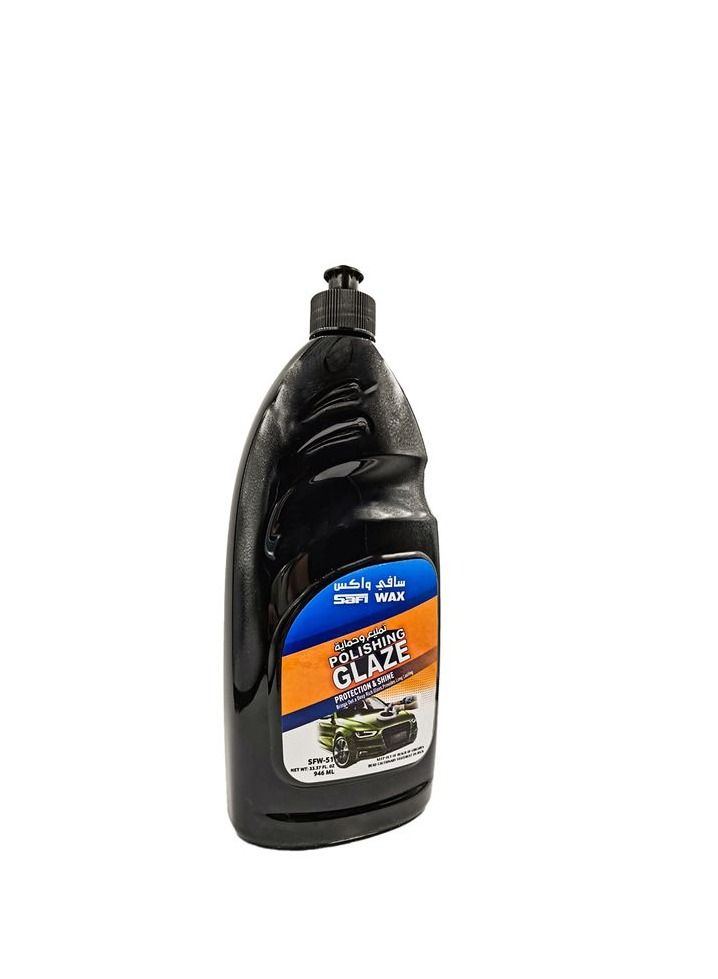 Safi WAX SAFI WAX SFW51 - Protection And Shine For Car Paint Polishing Glaze, Car Polishing Glaze 946ml - Image 4
