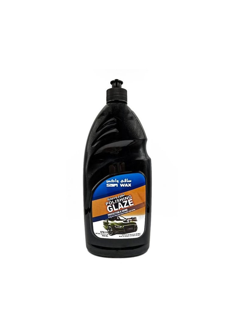 Safi WAX SAFI WAX SFW51 - Protection And Shine For Car Paint Polishing Glaze, Car Polishing Glaze 946ml - Image 2