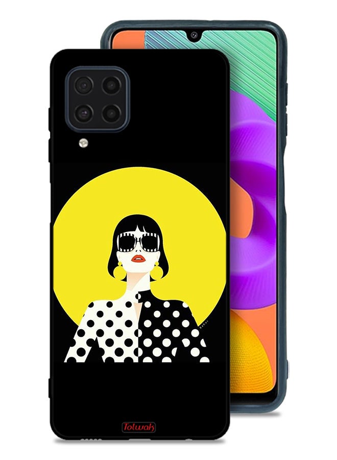 Tolwak Samsung Galaxy F22 Protective Case Cover Stylish Girl Art - Image 1