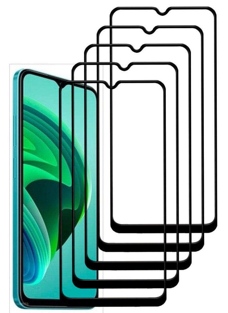 ACLIX 5 Pieces Antistatic ESD Dustproof Premium Quality High Definition Tempered Glass Screen Protector Designed For Xiaomi Redmi Note 11E - Image 1
