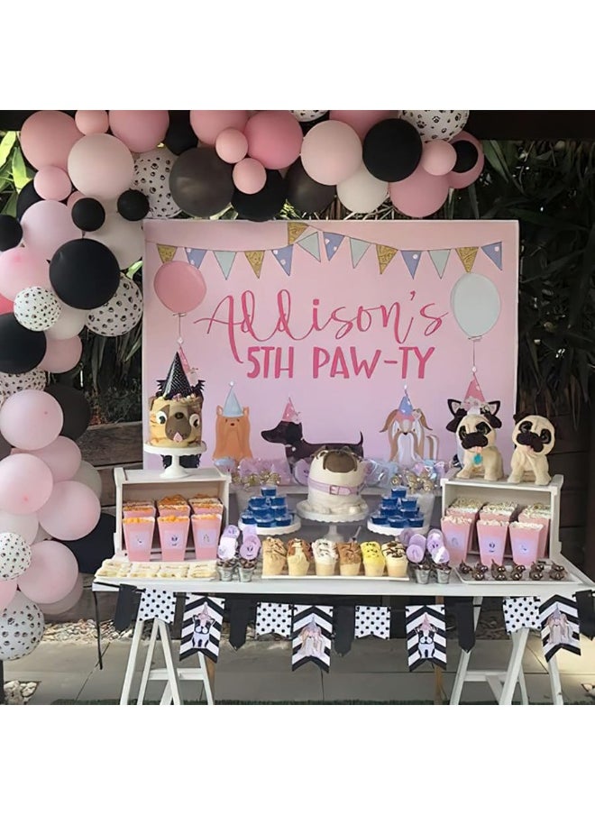 PartyWoo PartyWoo Paw Balloons, 50 pcs 12 Inch White Paw Print Balloons, Latex Balloons for Balloon Garland Arch as Dog Party Decorations, Dog Birthday Decorations, Dog Themed Party Decorations  - Image 1