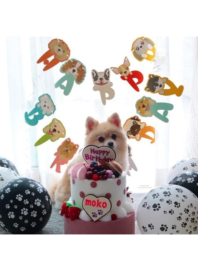 PartyWoo PartyWoo Paw Balloons, 50 pcs 12 Inch White Paw Print Balloons, Latex Balloons for Balloon Garland Arch as Dog Party Decorations, Dog Birthday Decorations, Dog Themed Party Decorations  - Image 3