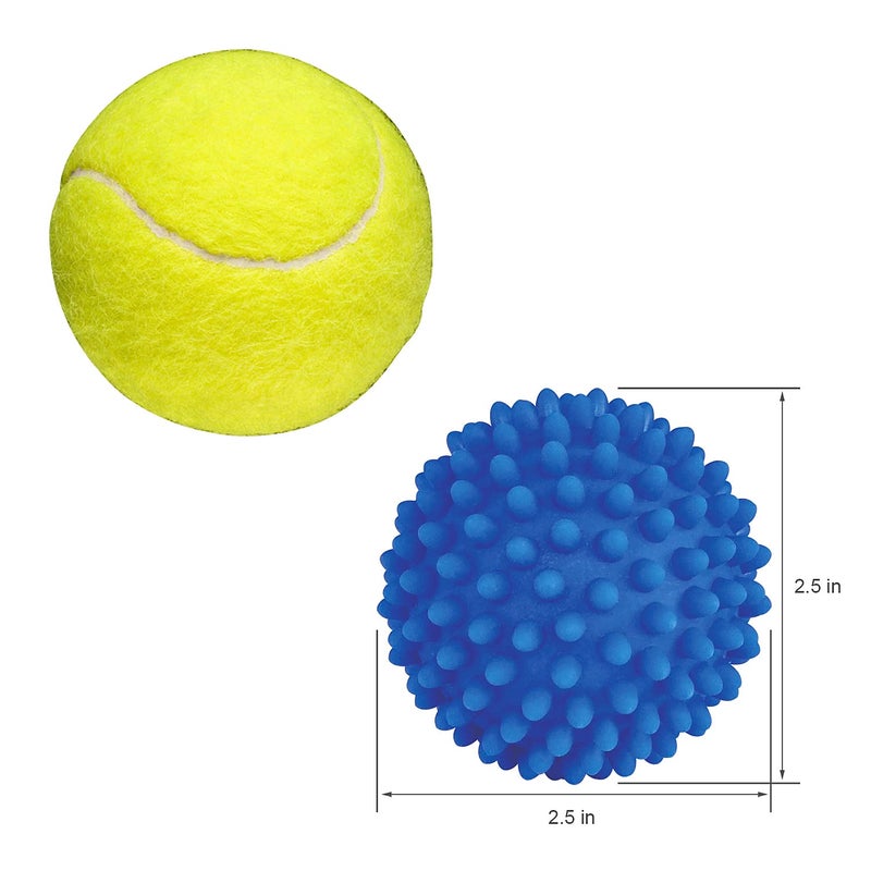 XIEHE Dryer Balls 4 Pack - Non-Toxic Reusable Dryer Balls (Blue) - Image 3