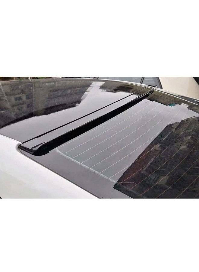 أوتو ميز جناح خلفي عالمي من أوتومايز ساموراي مع شفة جناح بشريط لاصق 3M، مقاس 1.5 متر × 35 مم، ملحقات تعديل السيارة (أسود لامع) - Image 2