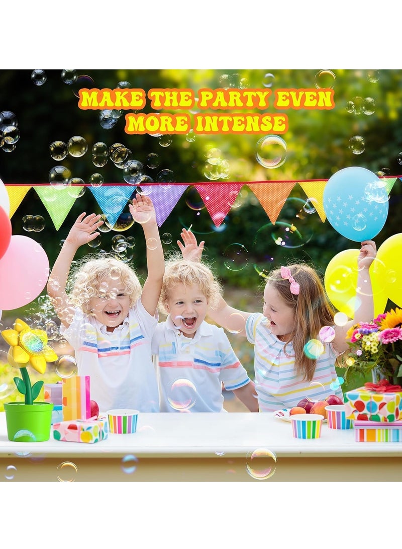 SYOSI Sunflower Bubble Machine with Lights for Kids 20000+ Bubbles Automatic Bubble Maker Kids Toys for Children Outdoor Toys Summer Toys Birthday Wedding Gifts - Image 3