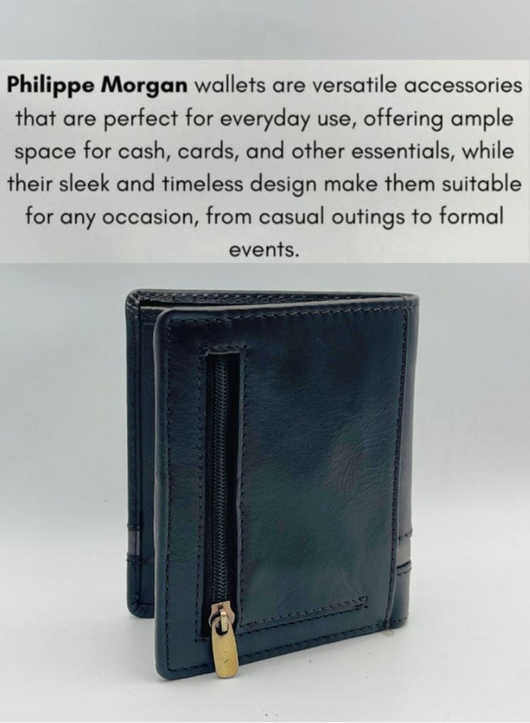 PHILIPPE MORGAN Premium Genuine Leather Wallet For Men with RFID - Image 4
