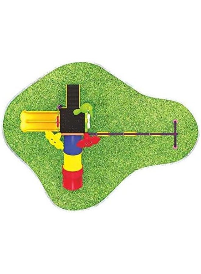 Rainbow Toys RBW TOYS Latest Design Play Sets & Playground Equipment All In One slide for kids and swings for kids toys. Play-Ground Toys Area Size 630x430x330cm. - Image 3