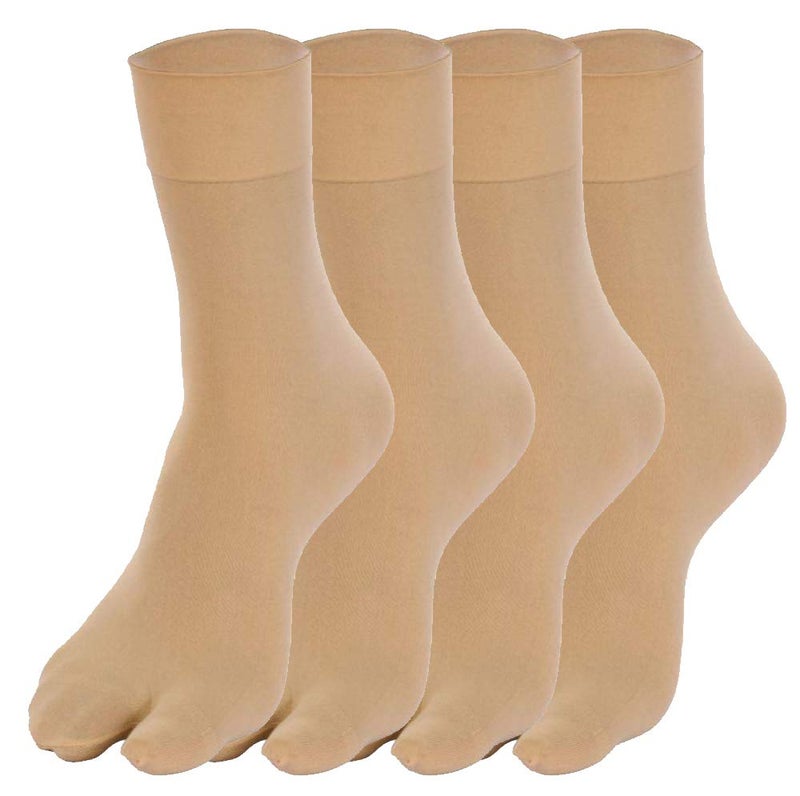 Missby Ultra-Thin Nylon Summer Skin Casual Socks for Women/Girl's - Image 1