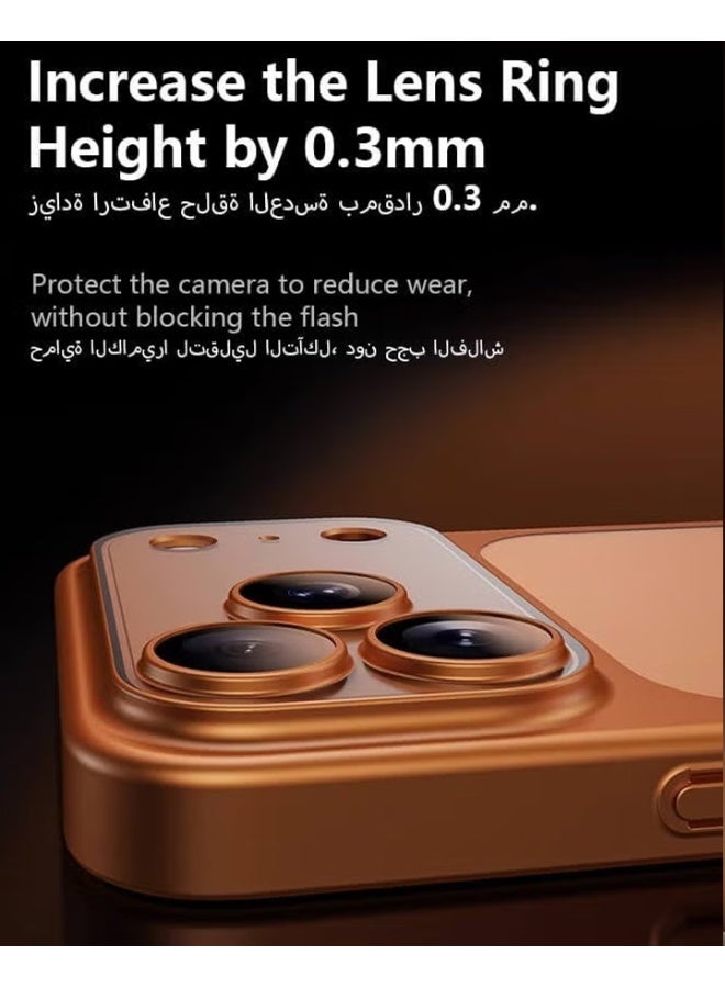 iPhone 17 Pro Max Case, Frosted Electroplated PC, Drop-Proof & Full Camera Lens Protection, Ultra-slim, Silver - Image 4