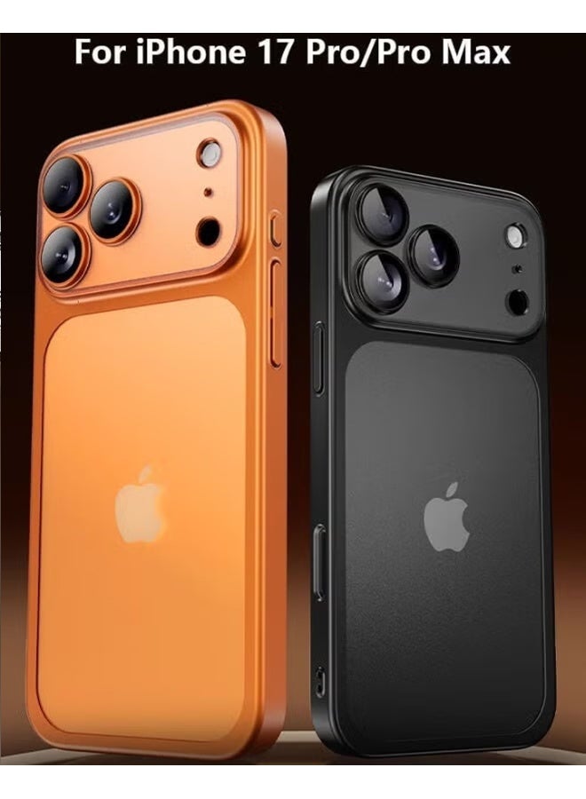 iPhone 17 Pro Max Case, Frosted Electroplated PC, Drop-Proof & Full Camera Lens Protection, Ultra-slim, Silver - Image 3