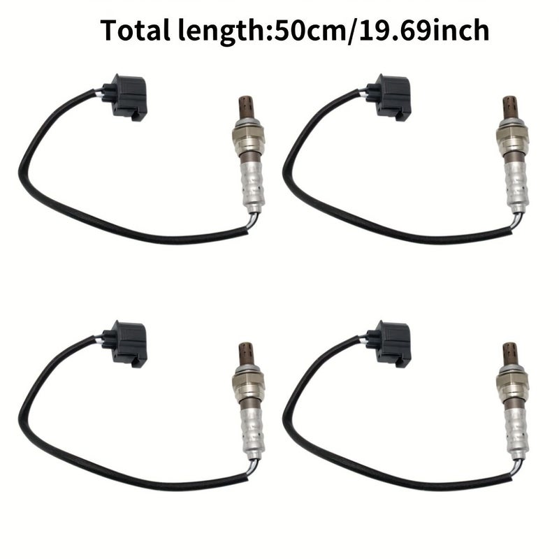 4pcs Direct Fit Oxygen Sensor Set For Jeep Grand Cherokee 2012-2021 Ram 1500 2014-2018 Dodge Durango 2012-2023 Dodge Challenger 2011-2014 Chrysler 300 2011-2014 Ram 2014-2020 Exhaust System Maintenance Engine Sensor Replacement Surface Mount Installation - Image 1