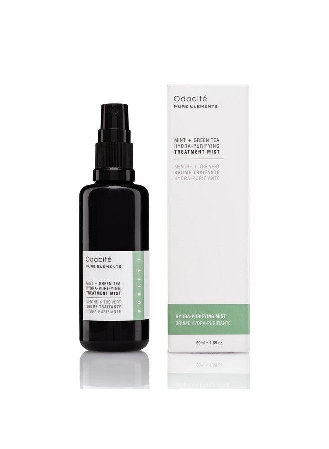 أوداسايت مصل الوجه المضاد للشيخوخة من Odacité بالنعناع والشاي الأخضر، رذاذ مرطب ومتوهج، وصفة حب الشباب والبثور المعرضة للبشرة، رذاذ للوجه لترطيب العيوب، المسام المسدودة، البشرة المتعبة، 1.69 أونصة سائلة. أوز - Image 1