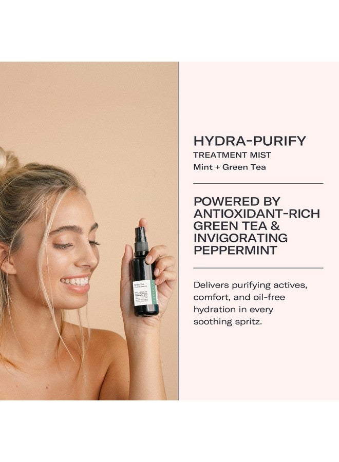 أوداسايت مصل الوجه المضاد للشيخوخة من Odacité بالنعناع والشاي الأخضر، رذاذ مرطب ومتوهج، وصفة حب الشباب والبثور المعرضة للبشرة، رذاذ للوجه لترطيب العيوب، المسام المسدودة، البشرة المتعبة، 1.69 أونصة سائلة. أوز - Image 2