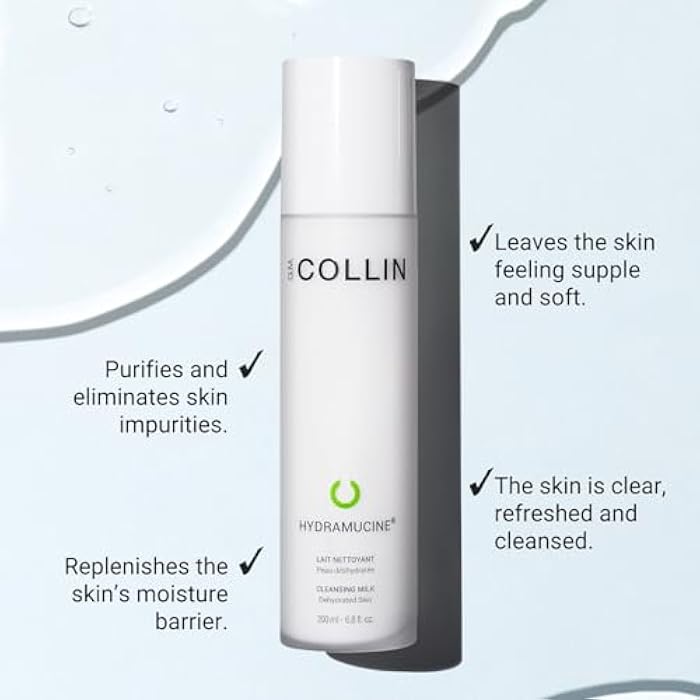G.M. COLLIN Hydramucine Cleansing Milk | Gentle Face Wash for Dehydrated Skin | Eliminates Skin Impurities and Removes Make-up - Image 3