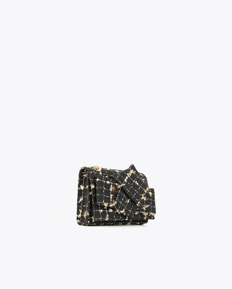 Lola Casademunt Tweed crossbody bag