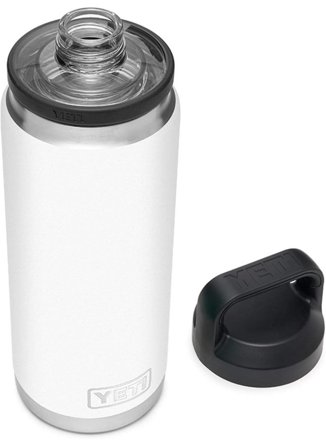YETI YETI Rambler 26 oz Bottle, Vacuum Insulated, Stainless Steel with Chug Cap, White  - Image 1