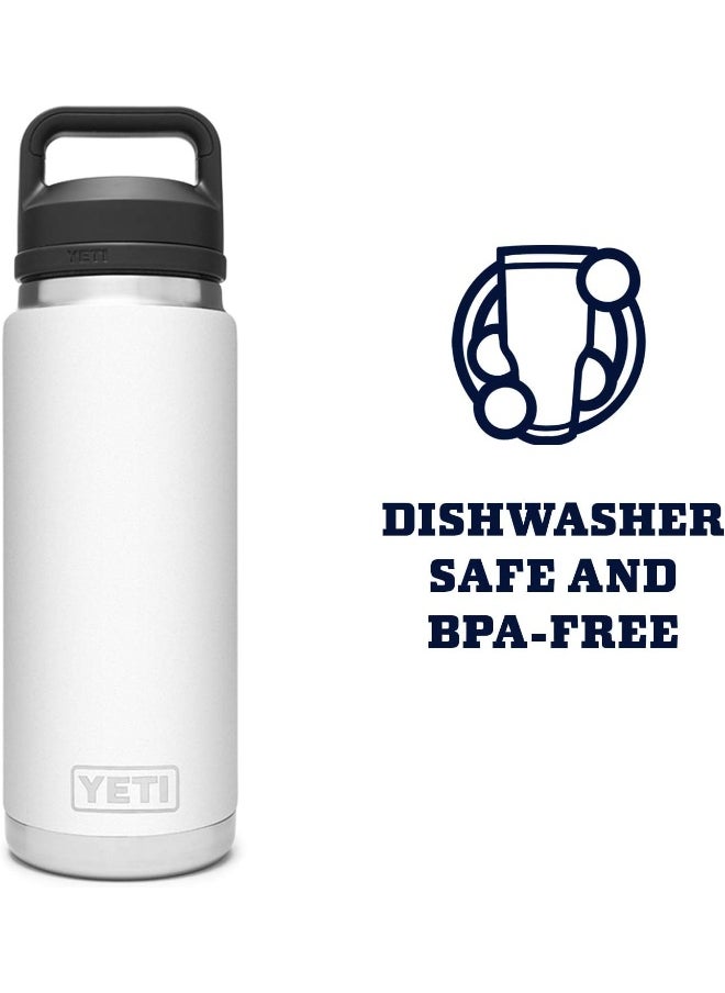 YETI YETI Rambler 26 oz Bottle, Vacuum Insulated, Stainless Steel with Chug Cap, White  - Image 5