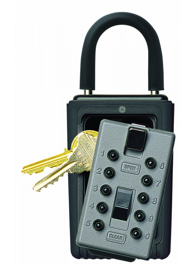 Kidde AccessPoint 001166 KeySafe 3-Key Portable Push Button Key Safe Box, Titanium Gray