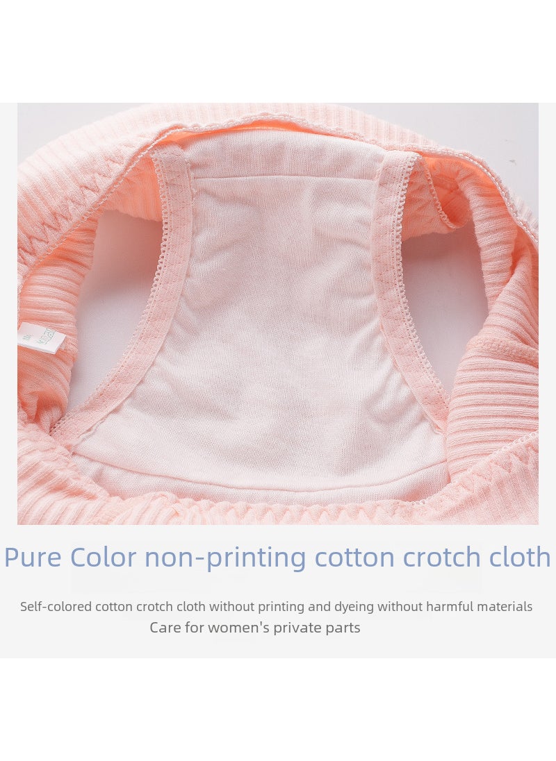 Generic Cotton Menstrual Panties Leakproof High-Waist Shrimp Red  - Image 5