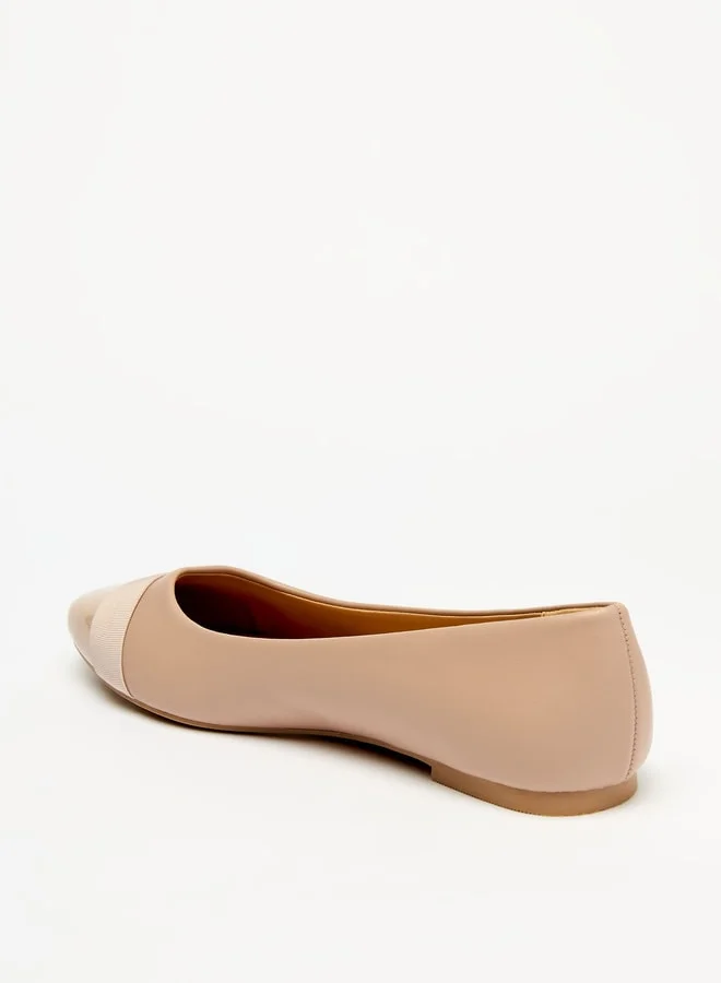 سيليست Women's Solid Round Toe Ballerina Shoes