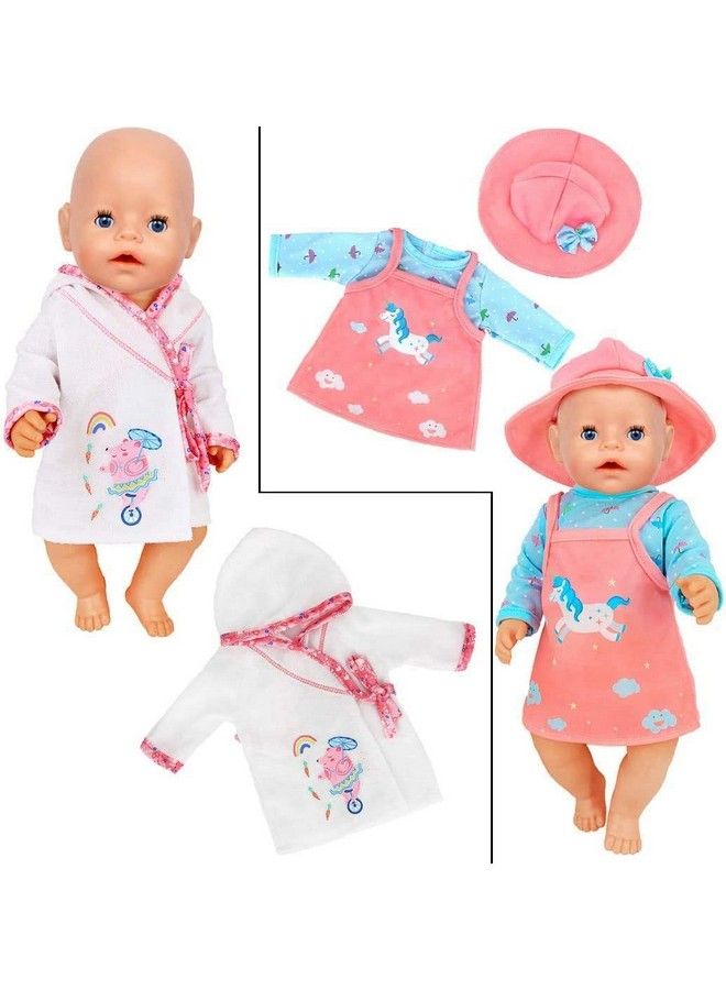 ibayda 7 Sets Doll Clothes Accessories Play Set Include Rompers Dress Outfits Hat For 1416 Inch Dolls (No Doll) - Image 5