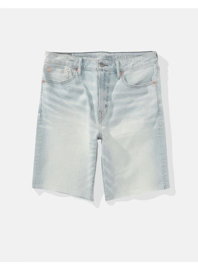 امريكان ايجل Light Wash Denim Shorts