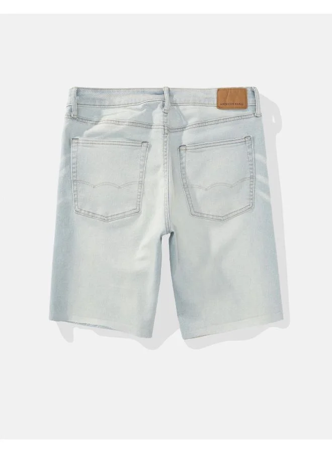 امريكان ايجل Light Wash Denim Shorts