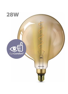فيليبس مصباح LED كلاسيكي عملاق 28 واط طراز G200 قاعدة E27 لون ذهبي من فيليبس  - Image 3