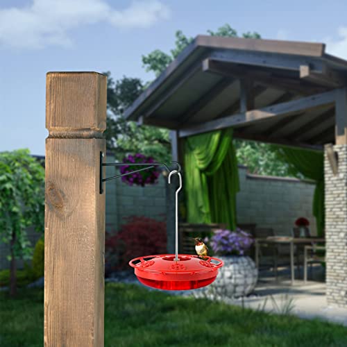 Eyrosa 8" Hanging Plant Hooks, 6 Pack Hanging Basket Bracket Wall Hooks, Plant Hangers Outdoor for Fence, Lantern,Wind Chime - Image 4