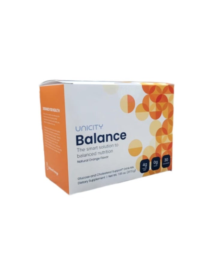 يونيسيتي بالانس بنكهة البرتقال - مشروب ألياف للصحة اليومية - Image 1