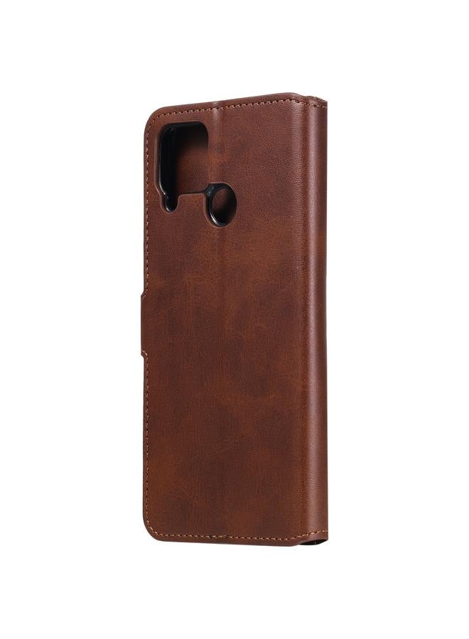 S-TOP Case For OPPO Realme C15 / C12 Classic Calf Texture PU + TPU Horizontal Flip Leather Case, with Holder & Card Slots & Wallet - Image 3