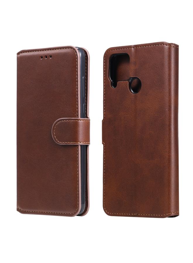 S-TOP Case For OPPO Realme C15 / C12 Classic Calf Texture PU + TPU Horizontal Flip Leather Case, with Holder & Card Slots & Wallet - Image 1