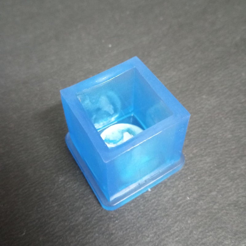 EKObee Silicon Rubber Squire Leg Protector/Leg Cap/Leg Shoes for Squire Pipe Size 24mm /1 Inch, Pack of 2 Pcs, Transparent Blue - Image 4