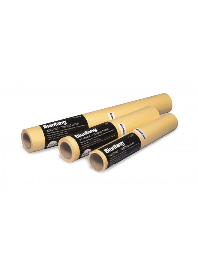 Bienfang Sketching & Tracing Paper Roll, Canary Yellow, 18 Inches x 50 Yards, Large - for Drawing, Trace, Sketch, Craft, Sewing Pattern - Image 4