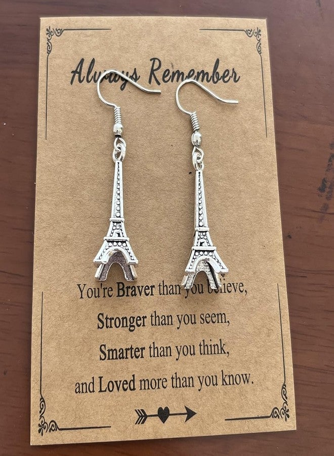 AMOBESTER Paris Eiffel Tower Dangle Earing Eiffel Tower Jewelry for Women - Image 5