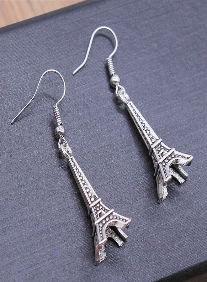AMOBESTER Paris Eiffel Tower Dangle Earing Eiffel Tower Jewelry for Women - Image 4