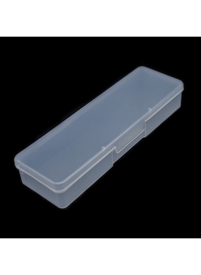 Lokyango Manicure Tool Box 8 Pieces Clear Box For Nail Tool Transparent Personal Nail Box For Manicure Plastic Nail Art Tool Box Storage Organizer Case Container For Organizing (7.1X1.96X1.18) - Image 5