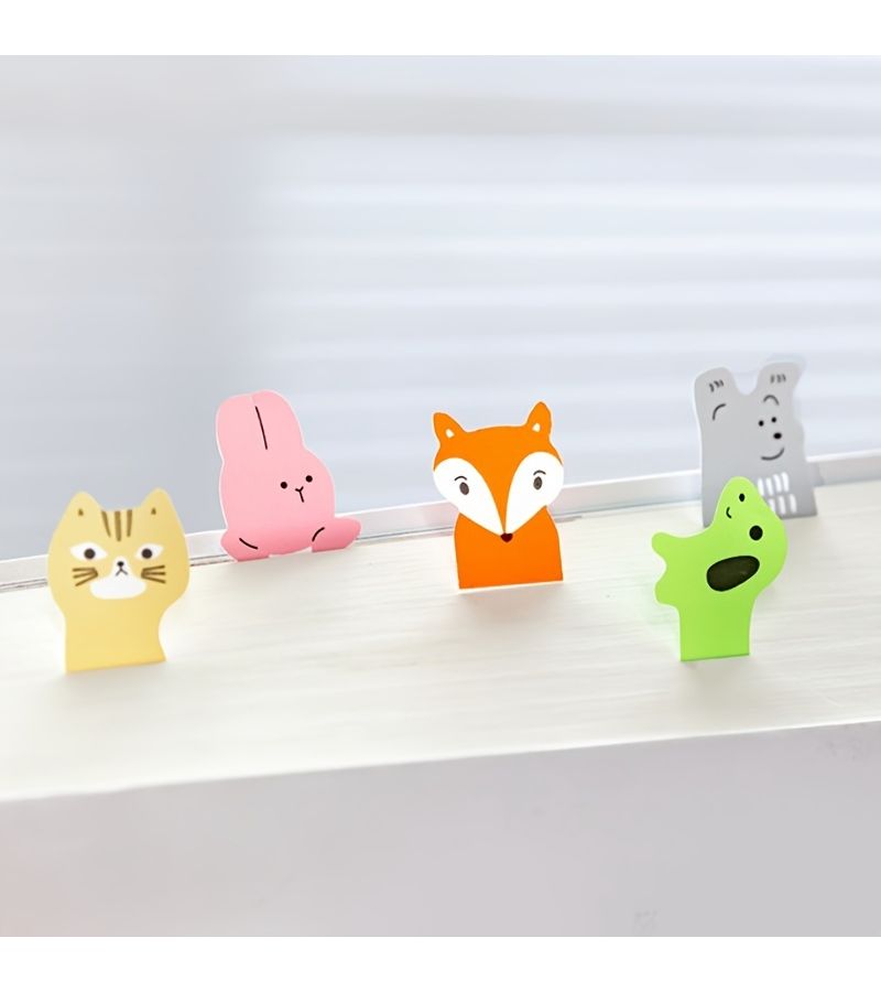 Type A 80 Sheets Cartoon PET Sticky Notes Decorative Memo Pads Office Stationery - Image 2