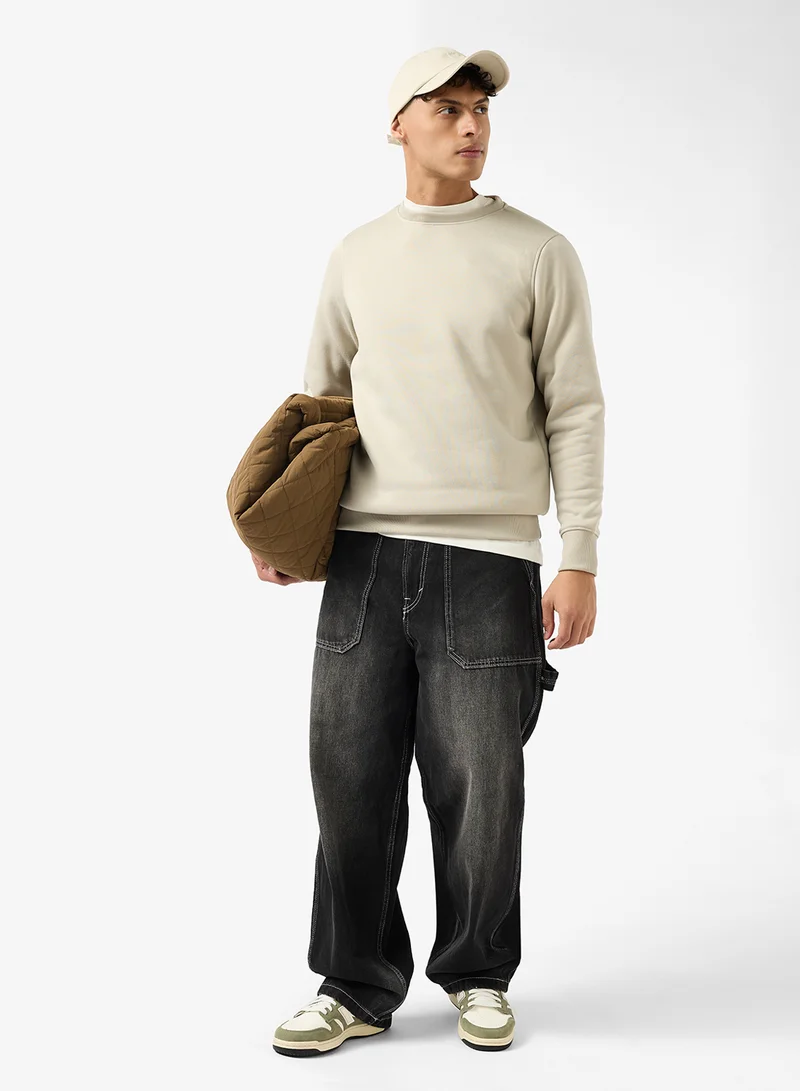 BRAVE SOUL Crew Neck Sweatshirt