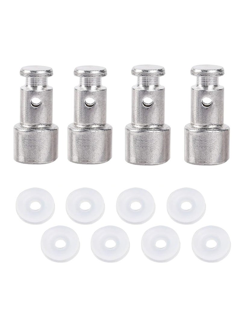 12 Piece Universal Float Valve Seal for Pressure Pot Replacement Parts,Silvery.  - Image 1