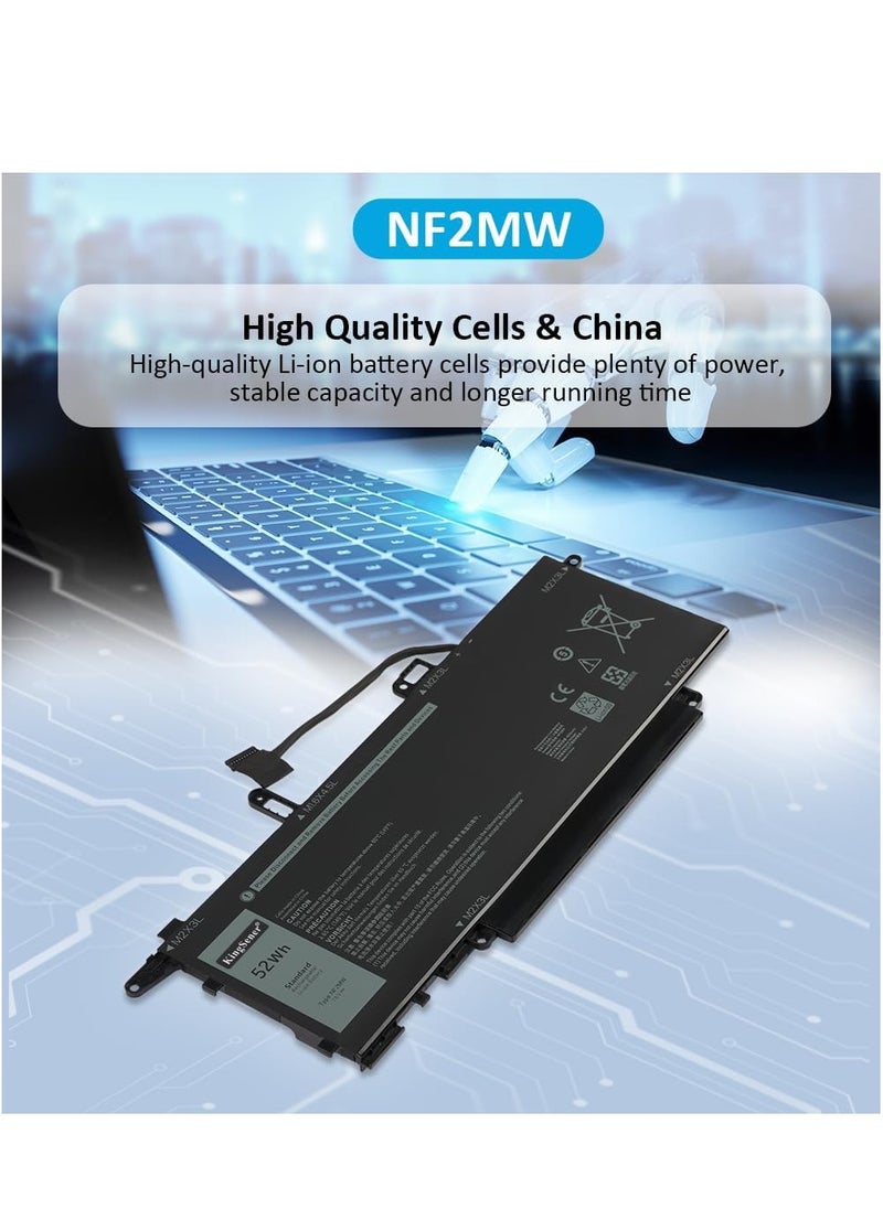 Generic NF2MW Laptop Battery for Dell Latitude 7400 2-in-1 Latitude 9410 Notebook Series NF2MW 02K0CK 0C76H7 0CHWV6 11P1P 41M98  - Image 3