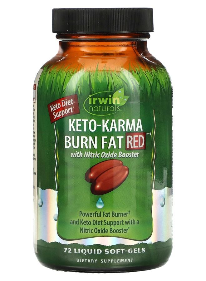 Keto-Karma Burn Fat Red 72 Liquid Soft-Gels