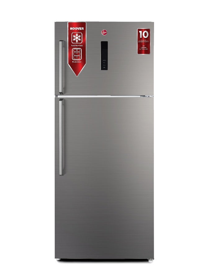 HOOVER 754L No Frost Refrigerator,Dual Inverter Compressor,Led Display With Touch Control,Glass Shelves 1 Year Manufacturer & 10-Year Warranty on Inverter Compressor 50/60 Hz INox Finish - HTR-M754-WS 754 L HTR-M754-WS Grey - Image 1