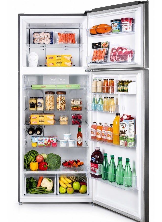 HOOVER 754L No Frost Refrigerator,Dual Inverter Compressor,Led Display With Touch Control,Glass Shelves 1 Year Manufacturer & 10-Year Warranty on Inverter Compressor 50/60 Hz INox Finish - HTR-M754-WS 754 L HTR-M754-WS Grey - Image 2