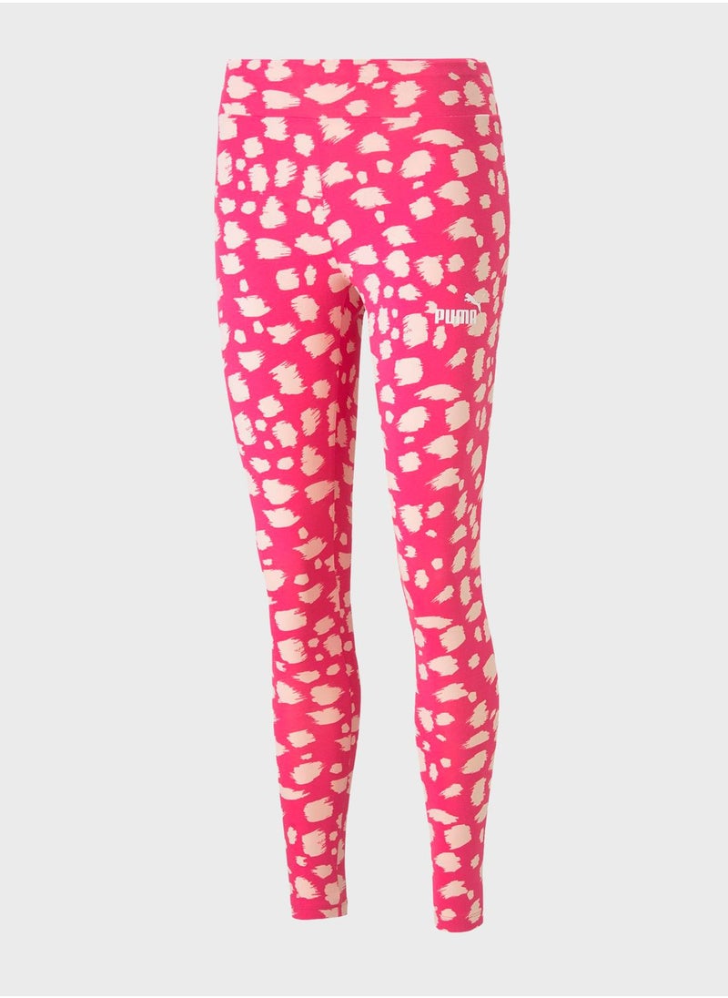 PUMA - Essential Animal Aop Leggings - Image 1